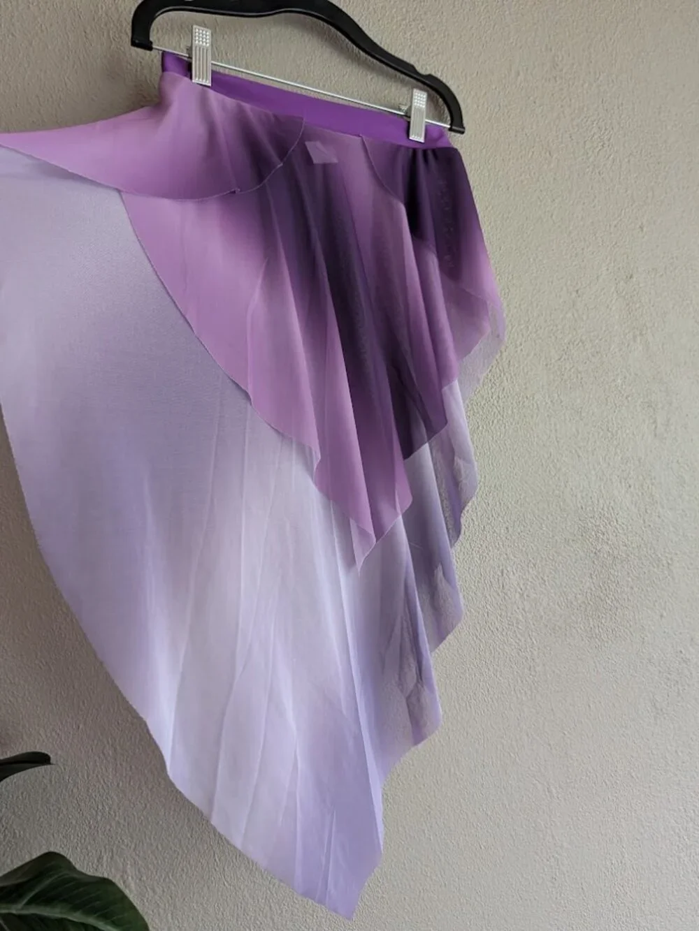 Double Platinum Girls Ombre Mesh Handkerchief Dance Skirt